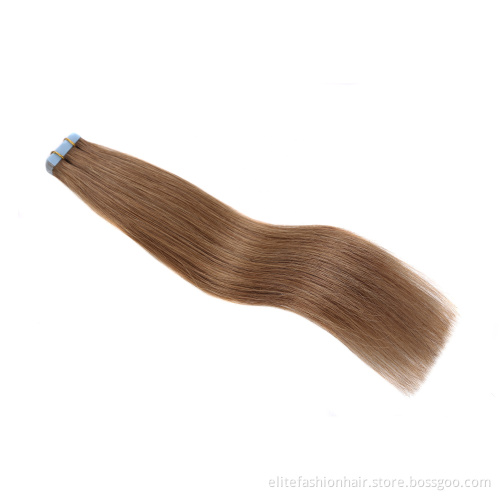 Double Drawn Tape In Extensions 100 Human Hair Silky Straight Wholesale Remy Tape Hair Extensions Seamless